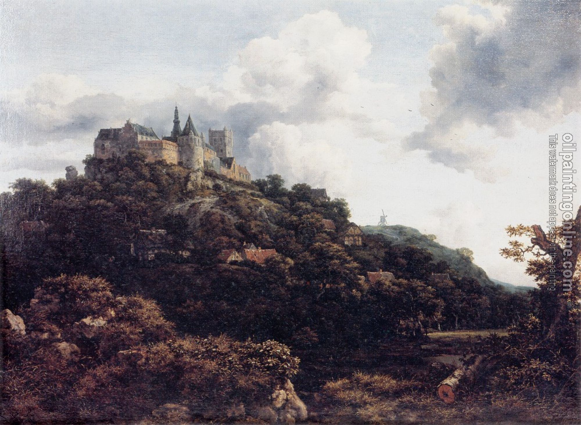 Jacob van Ruisdael - Castle